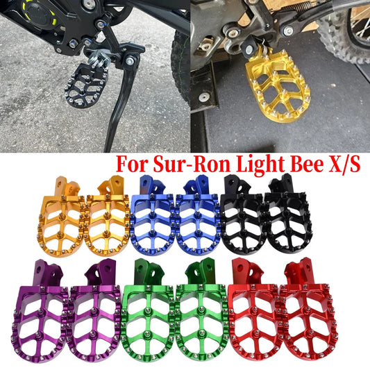 רגליות אלומיניום לאופנוע חשמלי Sur-Ron Surron Light Bee X / S